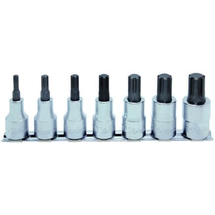 KOKEN RS4027/7-L60 - Jeu 1/2" 60mm douille tournevis RIBE (7 pcs.)