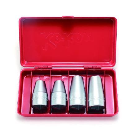 KOKEN 4203M - Jeu de douilles à vis pour goujon 1/2" (4 pcs.)