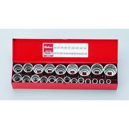KOKEN 4251A-05 - 1/2" Jeu de clés à douille (18 pcs.)