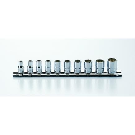 KOKEN RSAS2405A/10 - Jeu 1/4" douille polygonal pouce (10 pcs.)