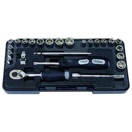 KOKEN P2201AM - 1/4" Jeu de clés à douilles (25 pcs.)