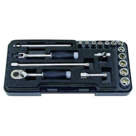 KOKEN P2251M - 1/4" Jeu de clés à douilles (18 pcs.)