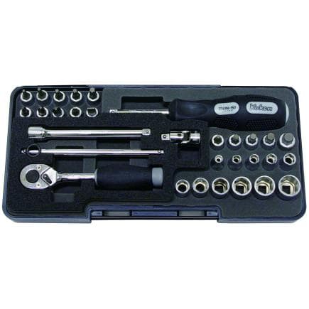 KOKEN P2258M - 1/4" Jeu de clés à douilles (31 pcs.)