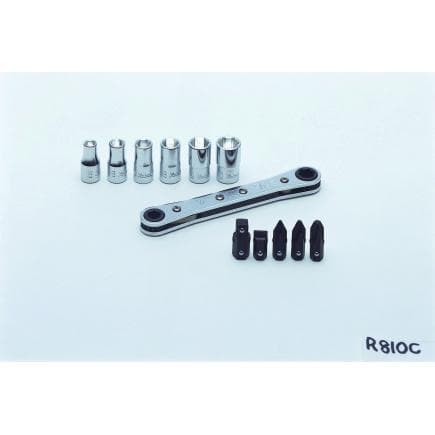 KOKEN R810C - Jeu clés hexagonales à cliquet (12 pcs.)