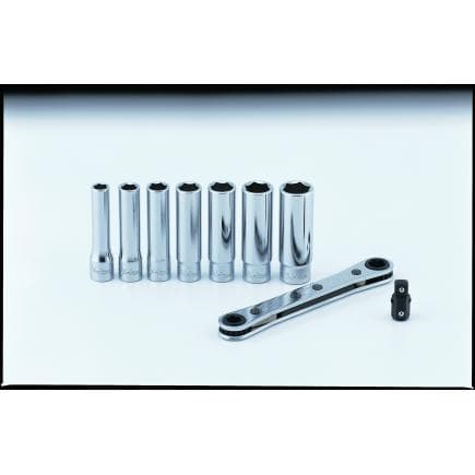KOKEN R810E - Jeu clés hexagonales à cliquet (9 pcs.)