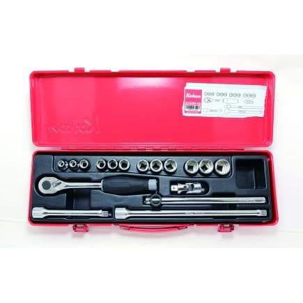 KOKEN 3250M-00 - 3/8" Jeu de clés à douille (17 pcs.)
