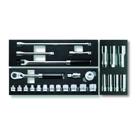 KOKEN 3285Z - 3/8" Jeu de clés à douille série Z (26 pcs.)