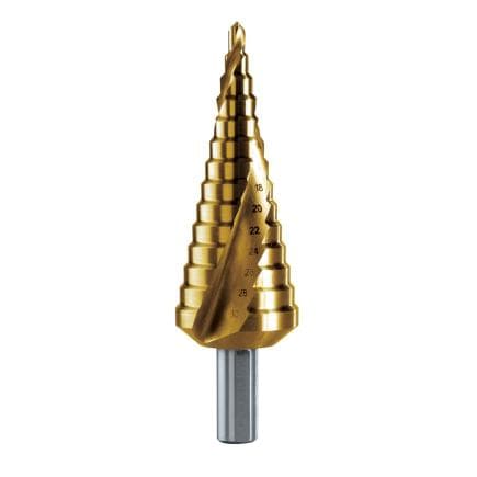 KRINO 0124402 - Forets étages hélicoïdaux HSS + TIN