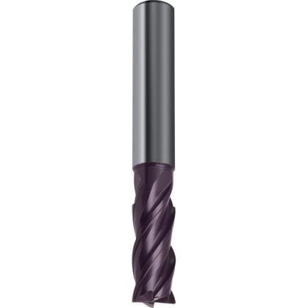 KRINO 241710400 - Fraise carbure quatre dents TIALN avec helice variable longue série