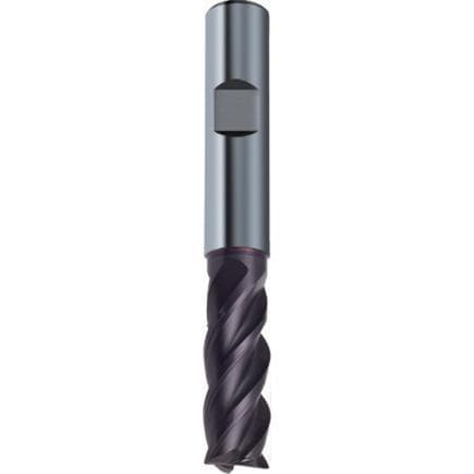 KRINO 241750500 - Fraise carbure quatre dents TIALN avec helice variable pour l'acier inoxydable longue série