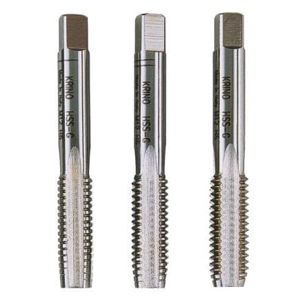 KRINO 1010003X053 - Jeux de HSS-G tarauds à main avec filetage metrique ISO (3 pcs.)