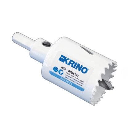KRINO 2106101600 - Scie cloche bimétallique HSS à dents variables et montage fixé