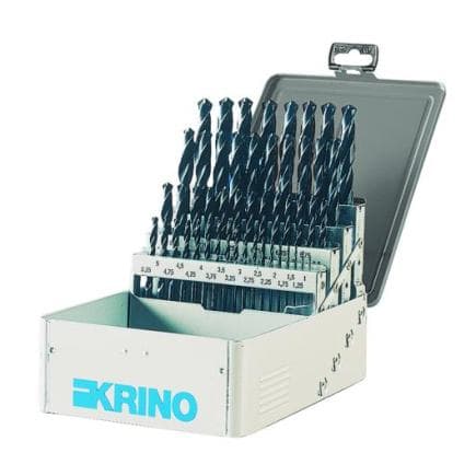 KRINO 01016412 - Jeu de pointes HSS rullées (49 pièces)
