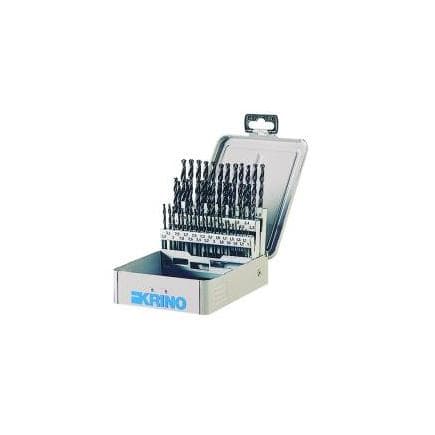KRINO 01016407 - Jeu de forets HSS dans une boîte en métal (51 pcs.)