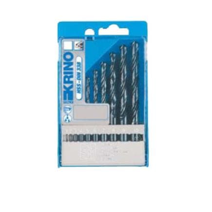 KRINO 01016201 - Jeu forets HSS lamines (10 pcs.)