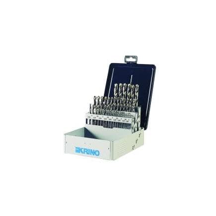 KRINO 01075411 - Jeu de forets HSS-G avec finition brillante (37 pcs.)