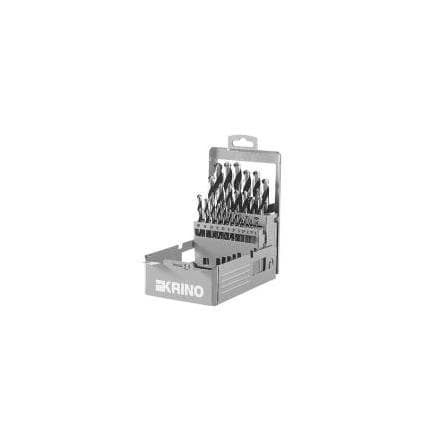 KRINO 01085402 - Jeu de forets standards HSS-G de Visidex (25 pièces)