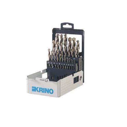 KRINO 01118402 - Coffret de forets brillants HSS-G visidex (25 pcs.)