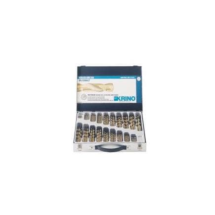 KRINO 01135450 - Jeu de forets HSS-CO 8% en coffret métallique (116 pcs.)