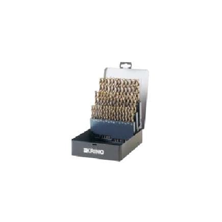 KRINO 01155404 - Jeu d'embouts HSS-CO 5% dans une boîte en métal (41 pcs.)