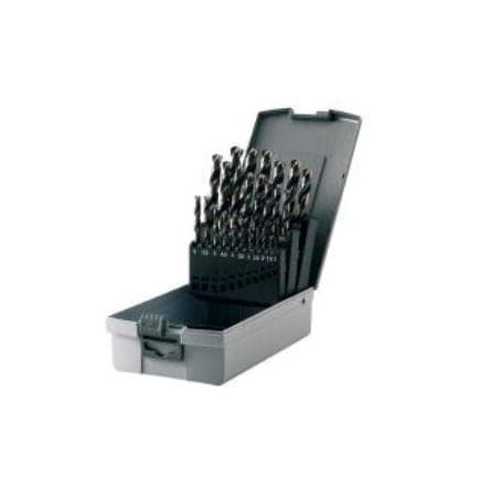 KRINO 01155301 - Coffret de forets HSS-CO 5% DIN338 dans une boîte ABS (19 pcs.)