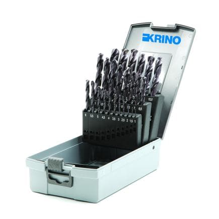 KRINO 01310302 - Jeu de forets HSS-CO 5% TIALN avec revêtement en cobalt (25 pcs.)