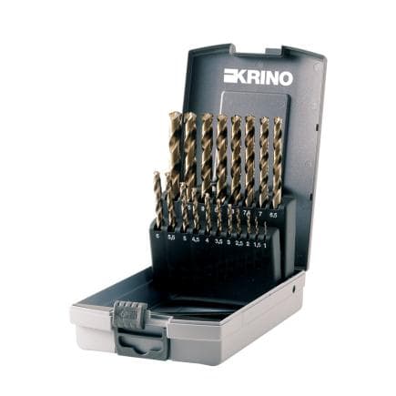 KRINO 01310305 - Jeu de forets HSS-CO 5% TIALN avec revêtement en cobalt (19 pcs.)