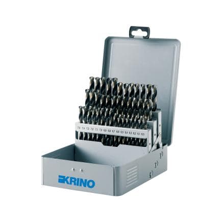 KRINO 01360408 - Jeu de forets de sol pour métaux, série courte DIN 338 (41 pcs.)