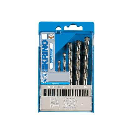 KRINO 03070202 - Jeu de forets à roto-percussion « Supérieur » pour construction haute performance (7 pcs.)