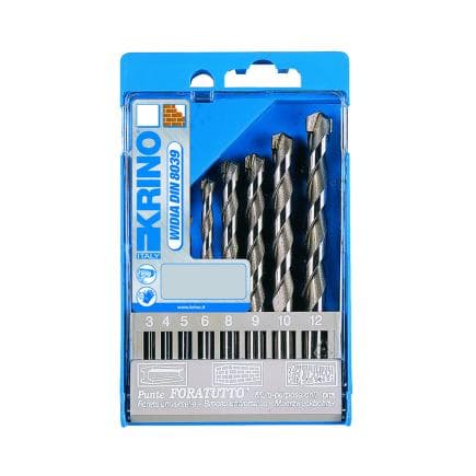 KRINO 03085203 - Jeu de forets universels pour couper tous les matériaux (8 pcs.)