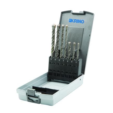 KRINO 03163403 - Jeu d'embouts Sds-plus, qualité super professionnelle "K4" (7 pcs.)