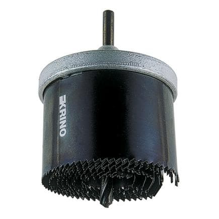 KRINO 05080100 - Jeu de emporte-pièces pour bois avec lames en acier interchangeables (7 pcs.)