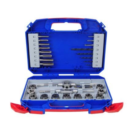 KRINO 09030505 - Jeu de filetage CV avec filetage métrique dans des boîtiers en métal et abs (30 pcs.)