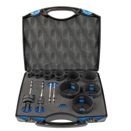 KRINO 21109303 - Set de scies cloches MULTCT en mallette (9 pièces)