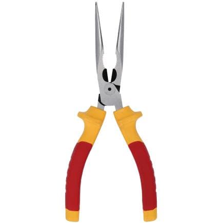 KS TOOLS 117.5421 - 1000V VDE Pinces à bec demi-rond droit 210mm