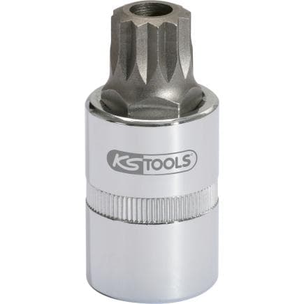 KS TOOLS 911.5392 - 1/2" Douille tournevis, XZN percé 110mm, M16