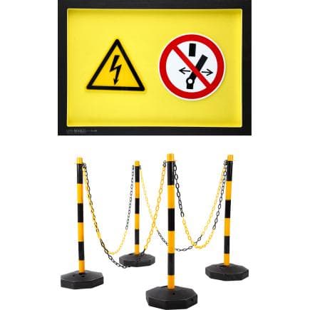 KS TOOLS 117.6108 - Jeu de rangements pour la protection du lieu de travail (15 pcs.)
