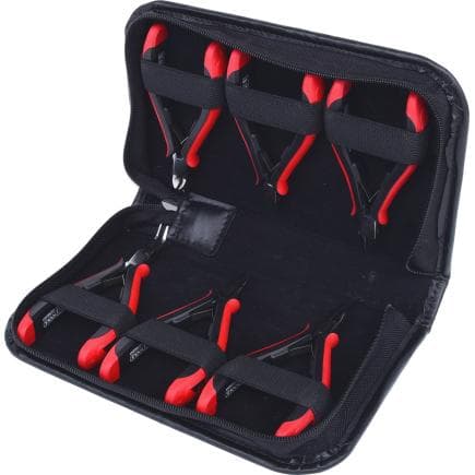 KS TOOLS 500.7019 - Chemise de service, pinces électroniques (6 pcs.)