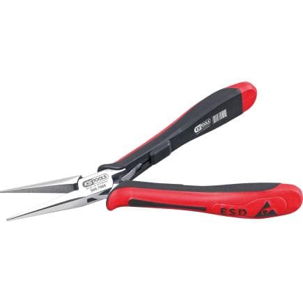 KS TOOLS 500.7072 - Pince pointue ESD-droite-avec taille, 155 mm