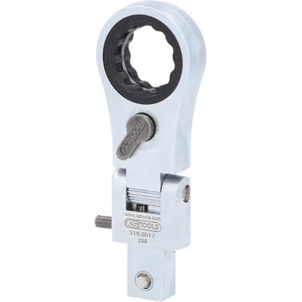 KS TOOLS 516.2017 - Clé polygonale enfichable 9x12 mm articulée avec levier de commutation