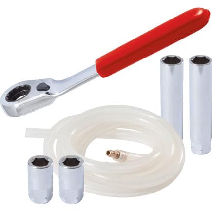 KS TOOLS 518.0390 - Jeu de clés de purge de frein (6 pcs.)