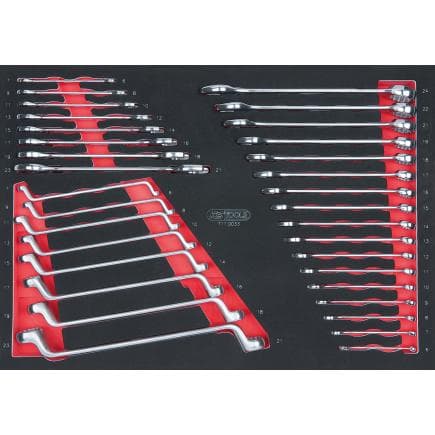 KS TOOLS 711.0033 - Jeu de clés en module 1/1 SCS (33 pcs.)