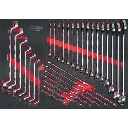 KS TOOLS 711.0035 - Jeu de clés module 1/1 SCS (35 pcs.)