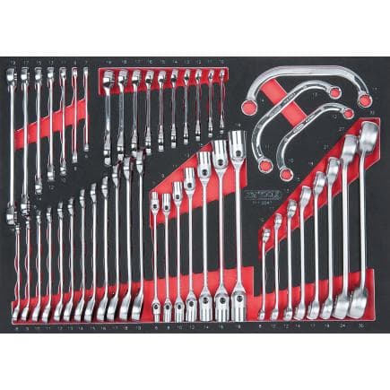 KS TOOLS 711.0047 - Jeu de clés en module 1/1 SCS (47 pcs.)
