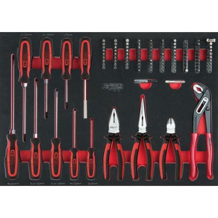 KS TOOLS 711.0112 - Jeu de tournevis et de pinces en module SCS 1/1 (112 pcs.)