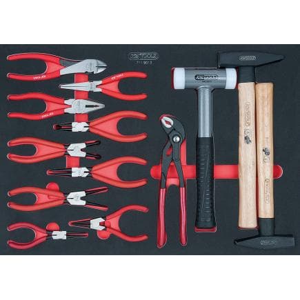 KS TOOLS 711.9013 - Jeu d'outils universels en module SCS 1/1 (13 pcs.)