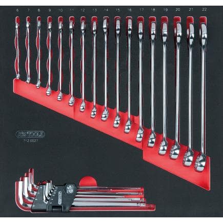 KS TOOLS 712.0027 - Jeu de clés mixtes en module 2/3 (27 pcs.)