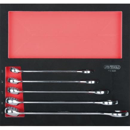 KS TOOLS 712.3005 - Jeu de clés mixtes, inclinées en module 2/3 (5 pcs.)