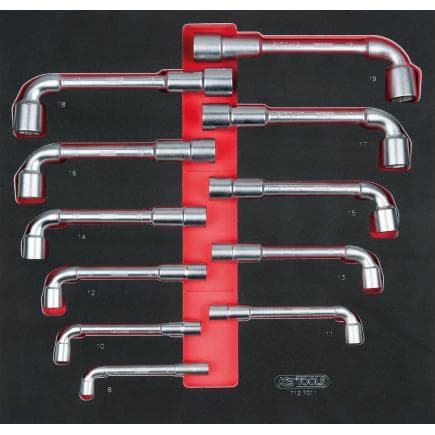 KS TOOLS 712.7011 - Jeu de clés à pipe 2/3 modules (11 pcs.)