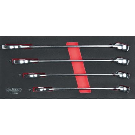 KS TOOLS 713.0004 - Jeu de clés mixtes en module 1/3 (4 pcs.)